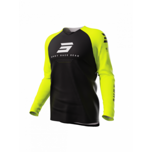 SHOT, JERSEY RAW ESCAPE, ADULT, S, NEON BLACK YELLOW