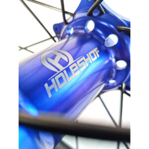 Alternative view of HOLESHOT, KOMPLET HJULSÆT, 2,15/1,60, 18/21", BAG FRONT, MAT SORT BLÅ