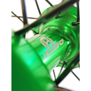 Alternative view of HOLESHOT, KOMPLET HJULSÆT, 2,15/1,60, 19/21", BAG FRONT, MAT SORT GRØN