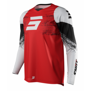 SHOT, RAW TRØJE BURST, ADULT, RØD